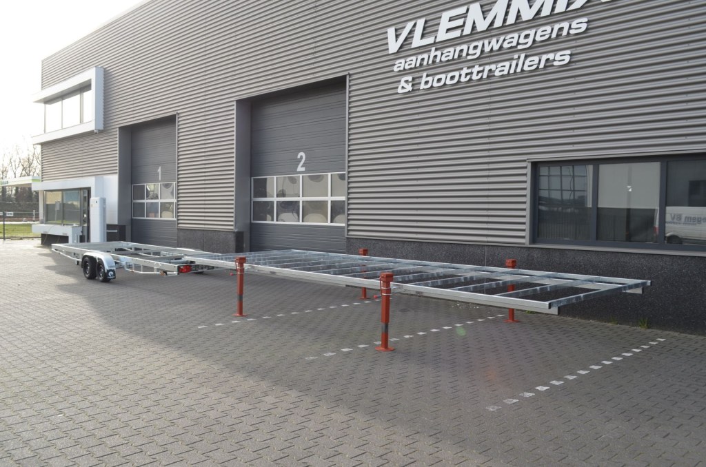 Remorque plateau détachable Vlemmix 720 2×1800 kg