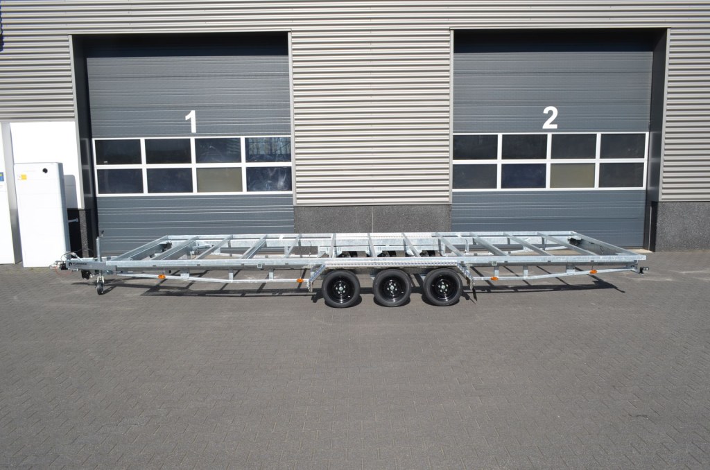 Remorque plateau détachable Vlemmix 720 3×1350 kg