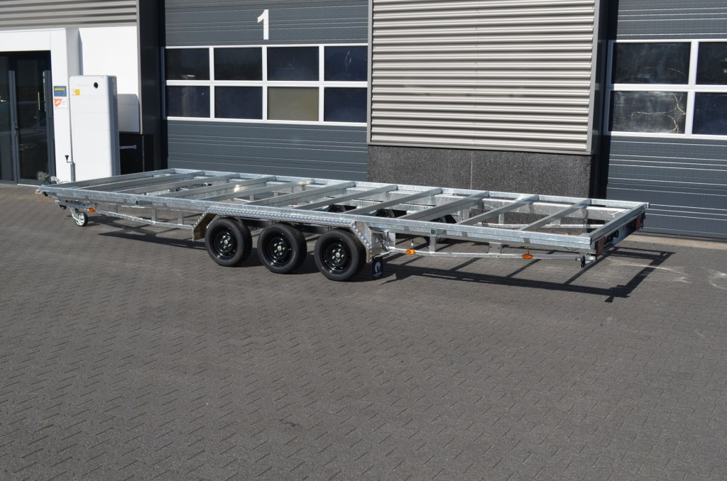 Remorque plateau détachable Vlemmix 720 3×1350 kg