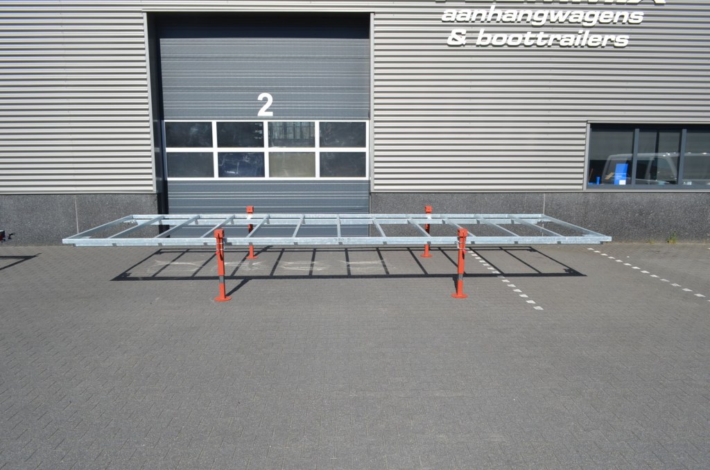 Remorque plateau détachable Vlemmix 720 3×1350 kg