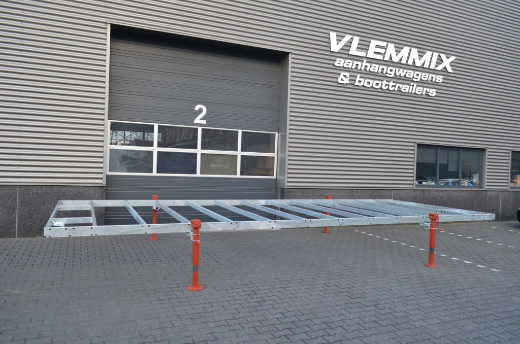 Remorque plateau détachable Vlemmix 720 plateau – 3 m de large