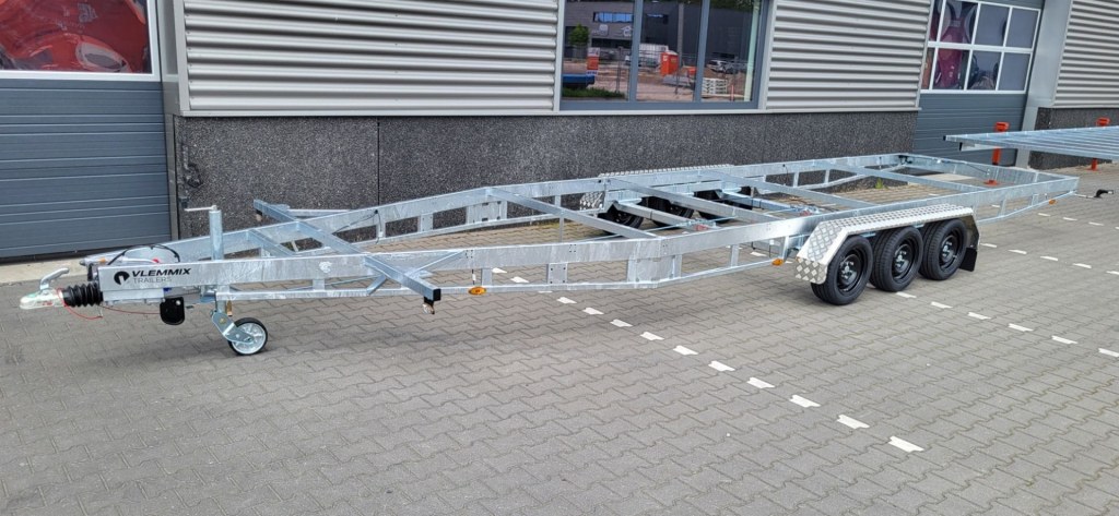 Remorque plateau détachable Vlemmix 780 3×1350 kg