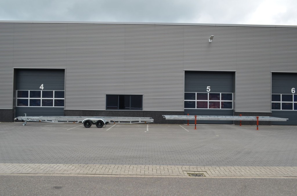 Remorque plateau détachable Vlemmix 840 2×1800 kg