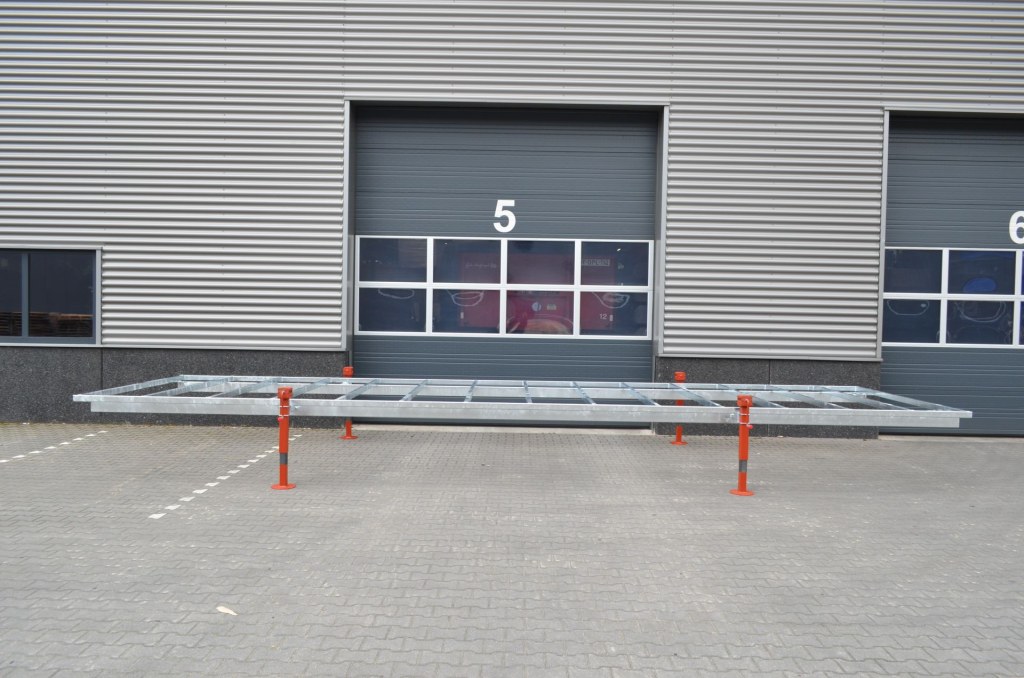 Remorque plateau détachable Vlemmix 840 2×1800 kg