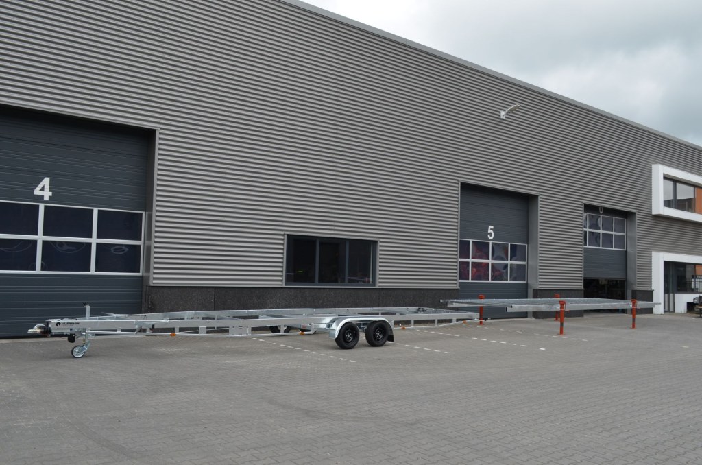 Remorque plateau détachable Vlemmix 840 2×1800 kg
