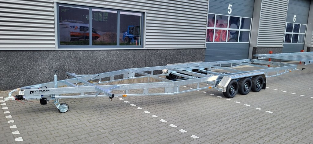 Remorque plateau détachable Vlemmix 840 3×1350 kg