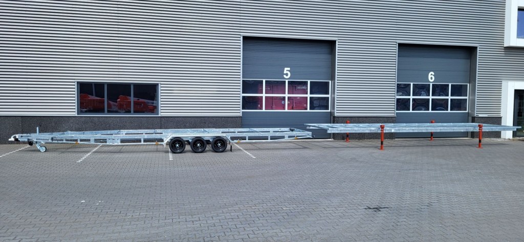 Remorque plateau détachable Vlemmix 840 3×1350 kg