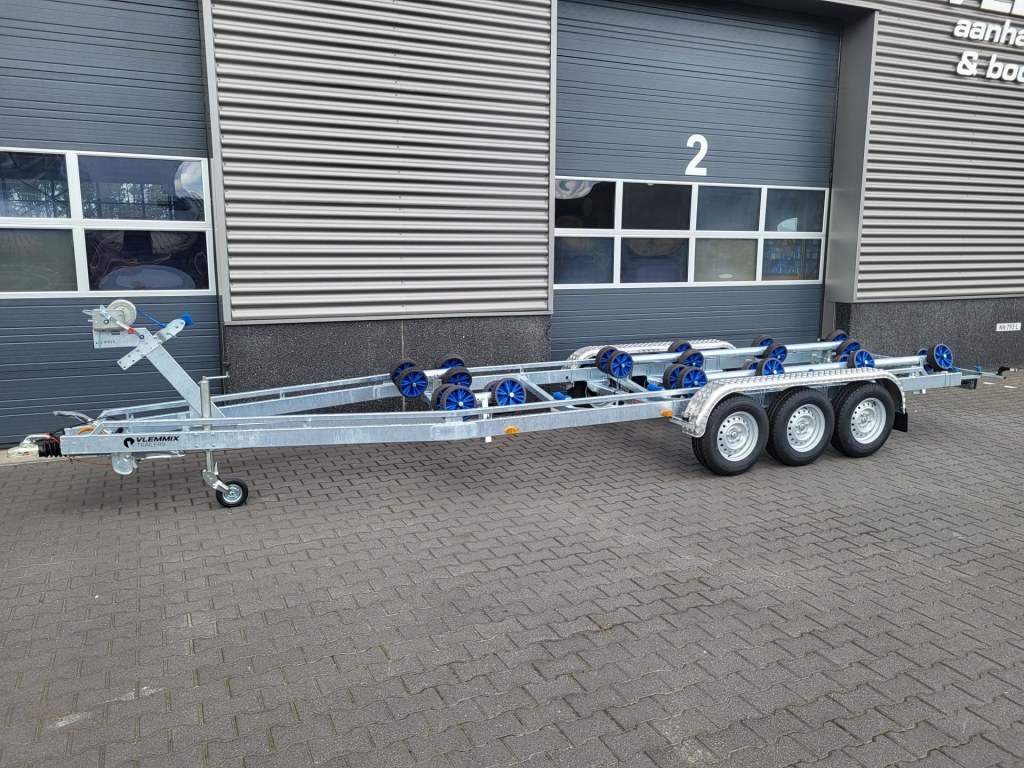 Remorque Flex-Roll Vlemmix 7,8m 3×1350 kg
