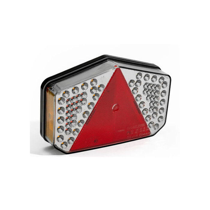 FEU 6 FONCTIONS DROIT LED RADEX AVEC CONNECTEUR