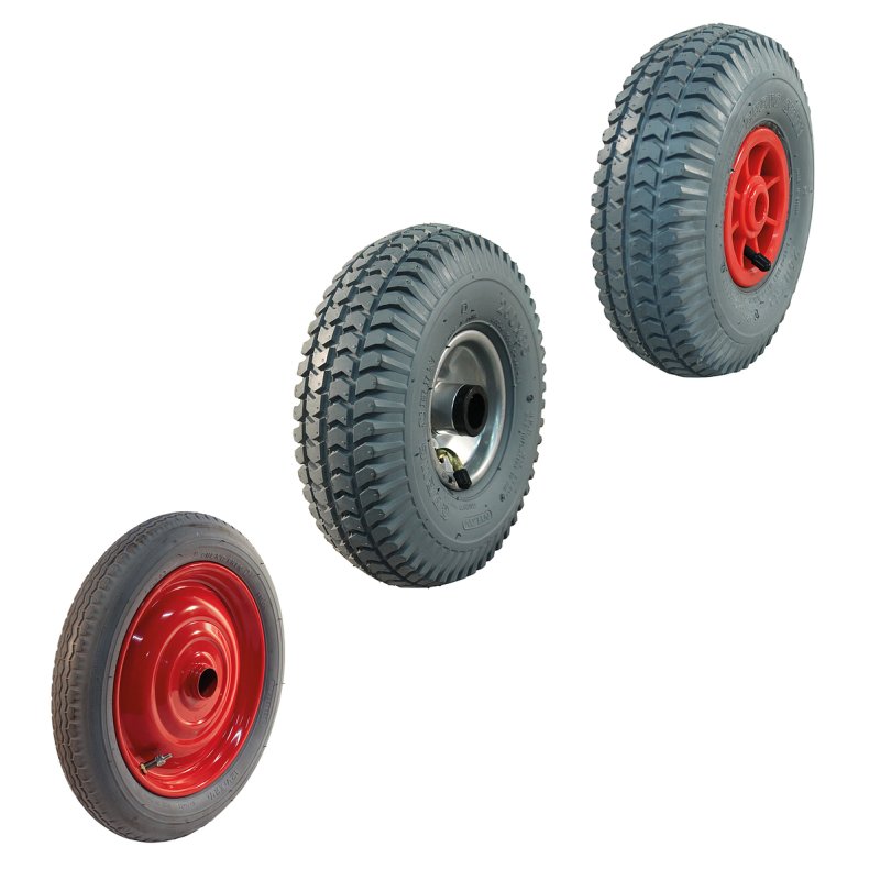 Roue complète pneu gris