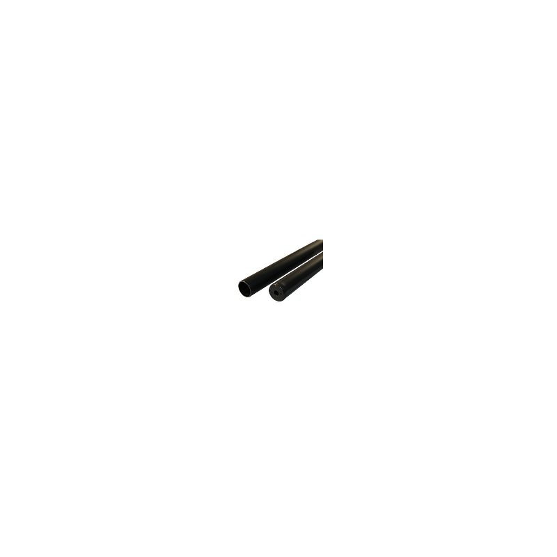 avec tube de protection 14-28 plastique noir foncé RAL 9005 250 / 290
