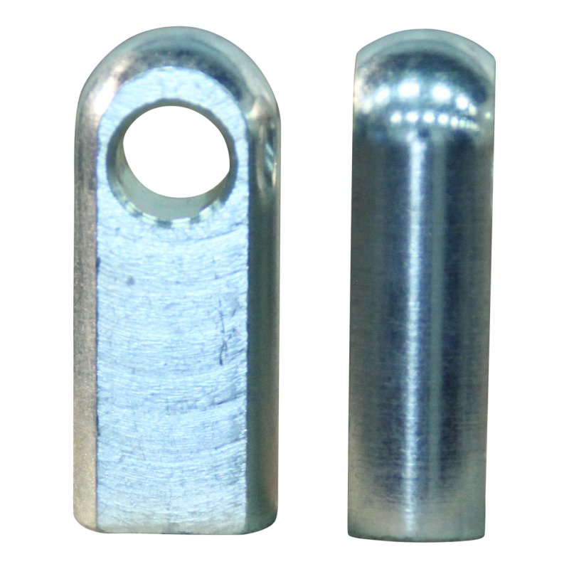oeillet à visser, plat AR27 t=10mm zingué M8mm