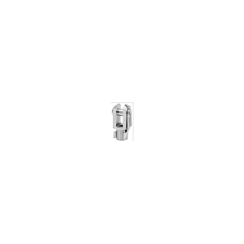 fourche avec clip de blocage GA80 il. 80 zingué composé de 10202040/12202040 M20x40mm