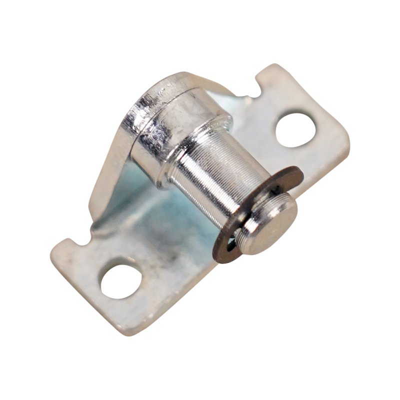 support laterale broche R6 avec circlip retenue BB20/Z06 zingué Support latéral haut de 10mm, 2 trous Ø3,4mm sur 19mm. Epaisseur