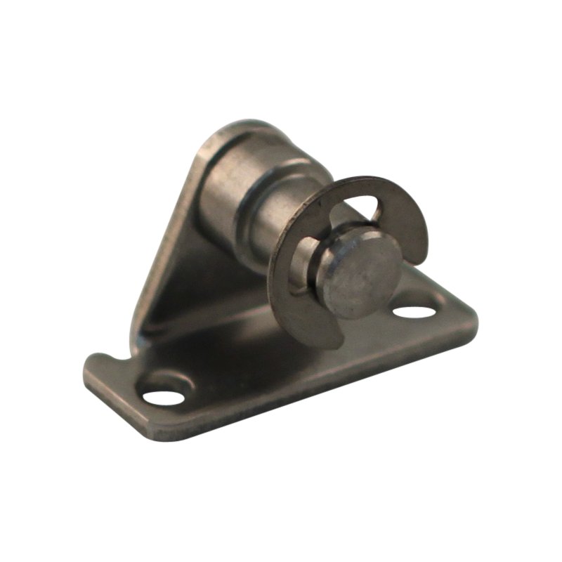 bracket R6 BB20/Z06 SS AISI 316 crossbar high 14 mm, 2 holes Ø3,4mm on 19mm. Tap Ø6x6.5mm. max 500N