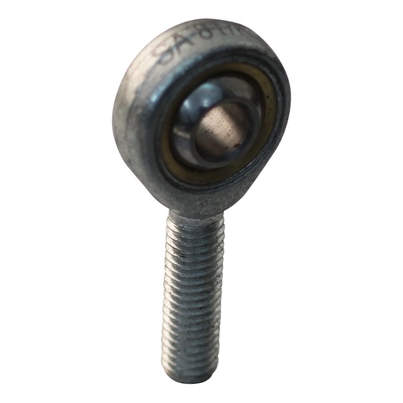 rod end with external thread zinc plated M8, t=12mm