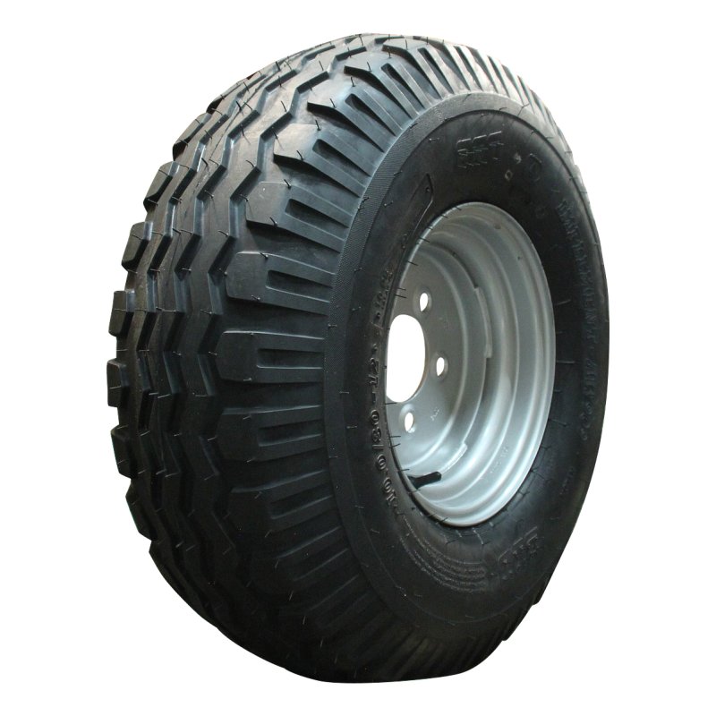 pneu + roue 10.0/75-15.3 9.00x15.3 ET-5 161/205/6 métal AW-909 gris argent