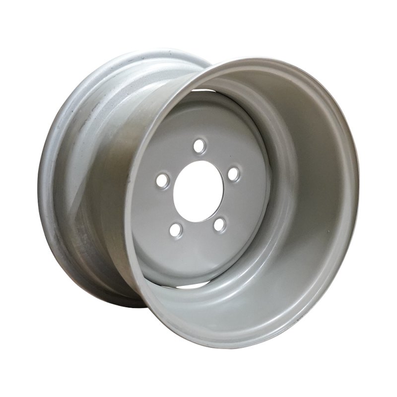 Komplettrad 10.0/75-15.3 IMP 9.00x15.3 ET0 94/140/5 Stahl AW-909 Silbergrau