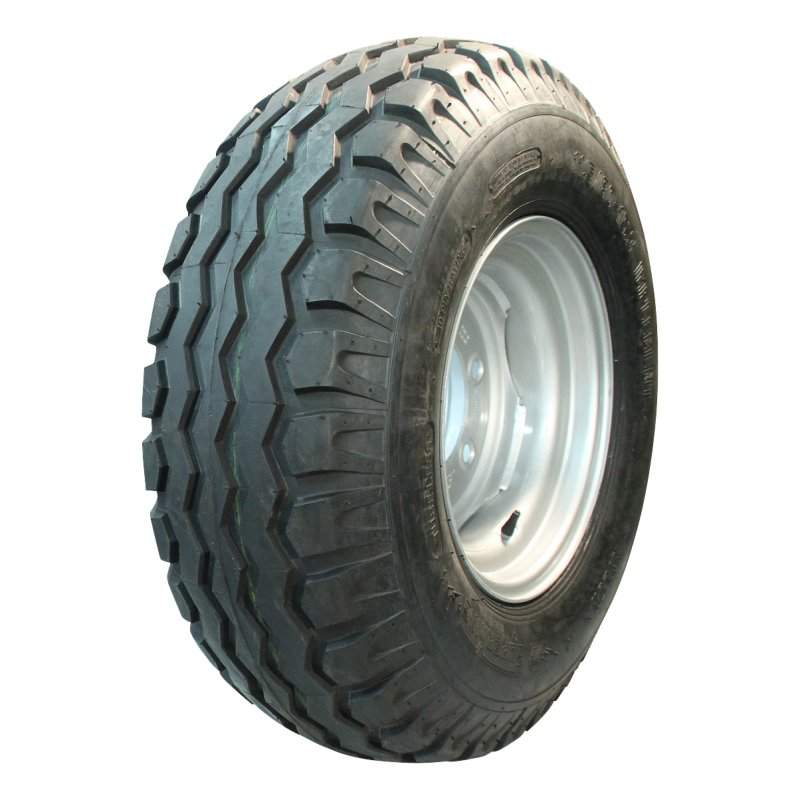 Komplettrad 11.5/80-15.3 IMP 9.00x15.3 ET0 94/140/5 Stahl AW-909 Silbergrau