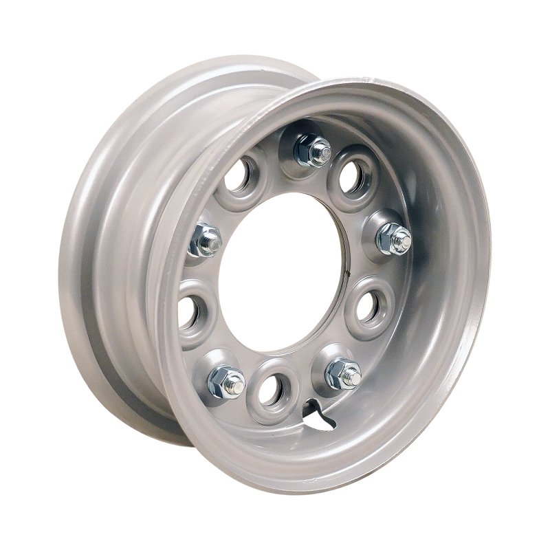 roue 3.00D-8 ET0 94/140/5 métal gris argent