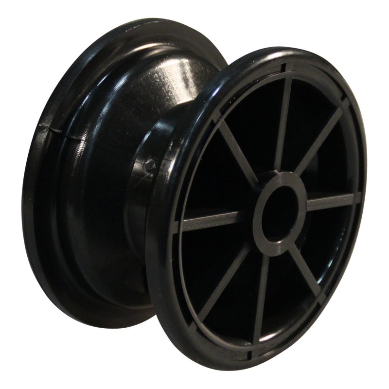 roue 2.10x4 ET0 palier lisse Ø20 NL75mm plastique noir