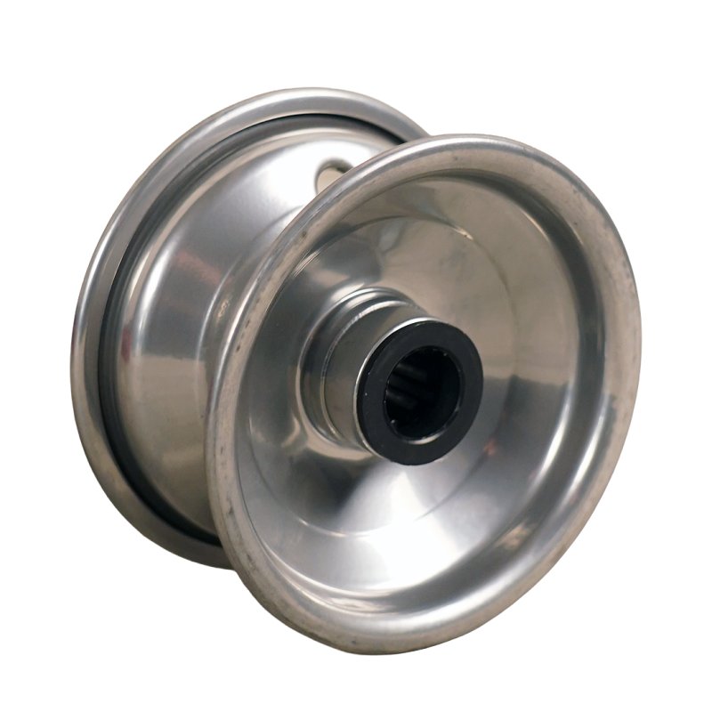 wheel 2.10x4 ET0 roller bearing Ø20 NL50mm steel silver grey