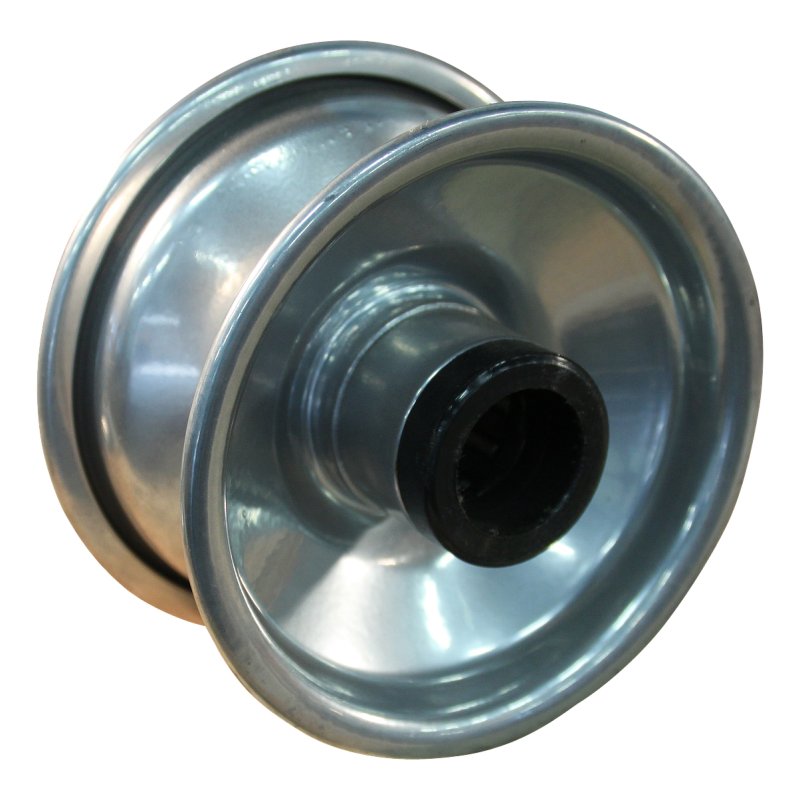 wheel 2.10x4H2 ET0 roller bearing Ø25 NL75mm steel silver grey