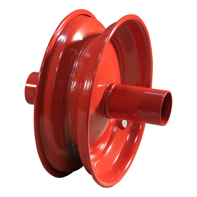 wheel 2.50Ax8 ET0 ball bearing seat NL186mm steel red