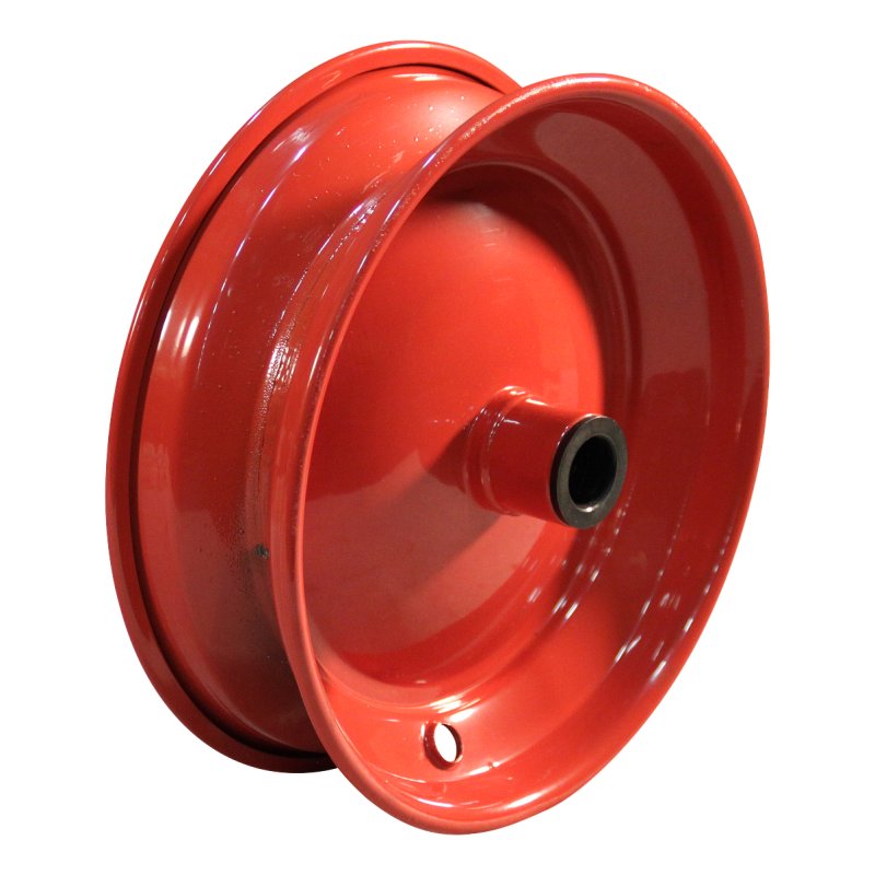 wiel 2.50Ax8 ET0 rollager Ø20 NL100mm staal rood