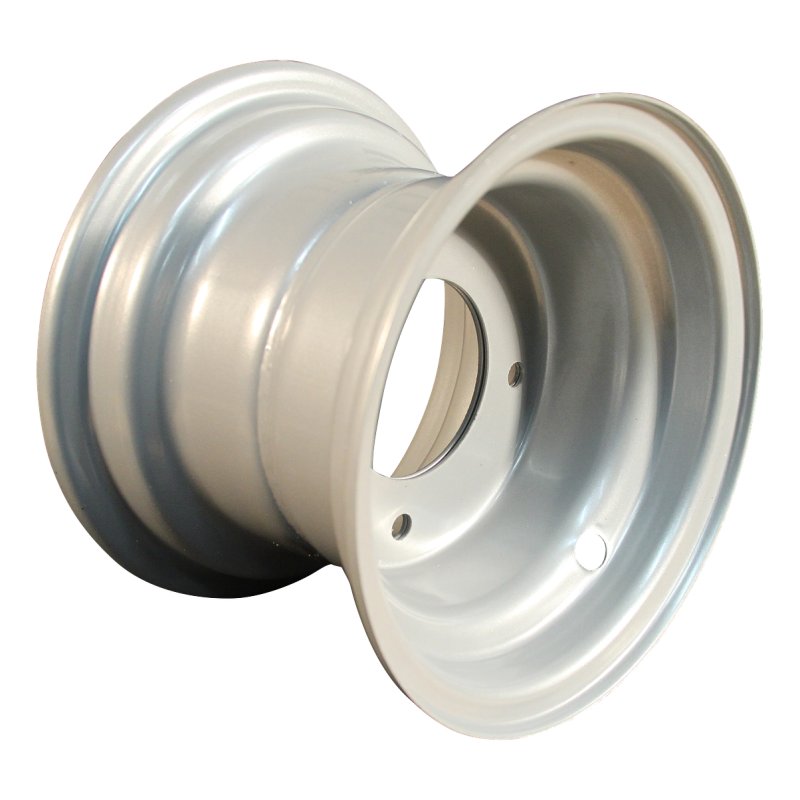 Komplettrad 13x5.00-6 4.50Ax6H2 ET0 60/90/4 Stahl S-2101 Silbergrau