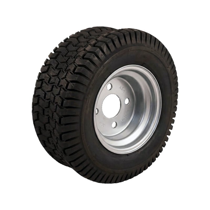 Komplettrad 16x6.50-8 5.50x8H2 ET-2 60/100/4 Stahl S-2101 Silbergrau
