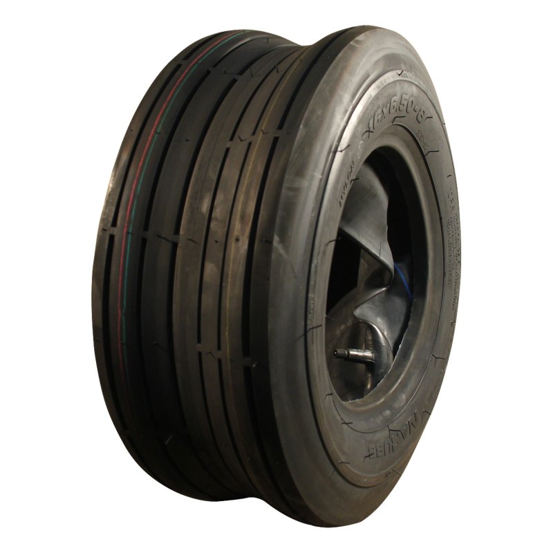 Komplettrad 16x6.50-8 5.50x8H2 ET-2 60/100/4 Stahl S-2103 Silbergrau