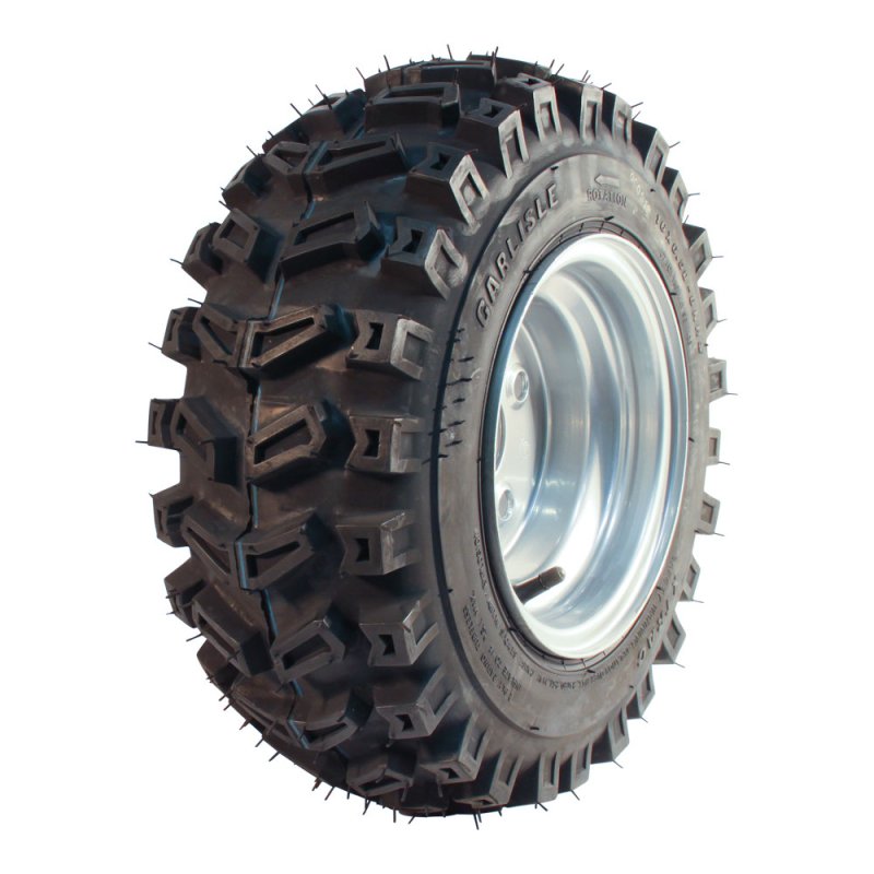 Komplettrad 16x6.50-8 5.50x8H2 ET-2 60/100/4 Stahl X-Trac Silbergrau