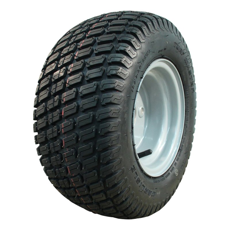 luchtband + wiel 16x7.50-8 (190/55-8) 5.50x8H2 ET-2 60/100/4 staal Turf Master zilvergrijs