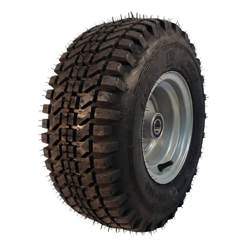 air tire + wheel 18x7.00-8 5.50Ax8H2 ET0 NL90mm steel TR-360 grey