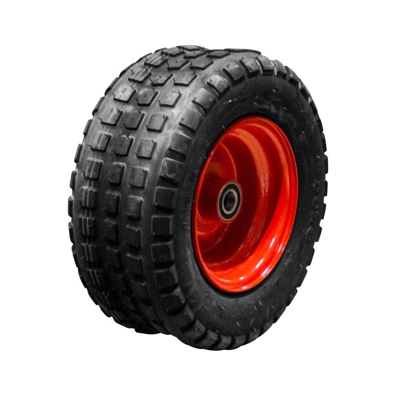 air tire + wheel 190-8 5.50Bx8H2 ET0 NL100mm steel HF-400 red