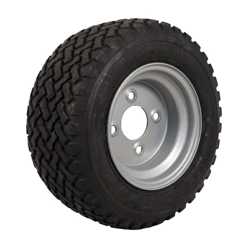 Komplettrad 20x10.00-10 (245/50-10) 6JAx10H2 ET-4 66,5/112/5 Stahl Multi Trac C/S Silbergrau
