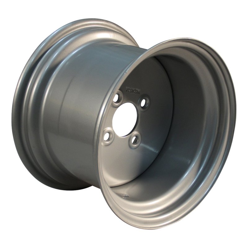 air tire + wheel 23x10.50-12 8.50Ix12H2 ET-10 63,5/100/4 steel Turf Saver silver grey