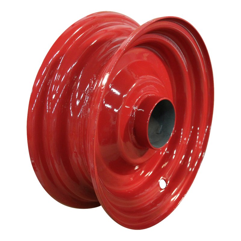 air tire + wheel 3.50-8 2.50Ax8 ET0 NL75mm steel V-5501 red
