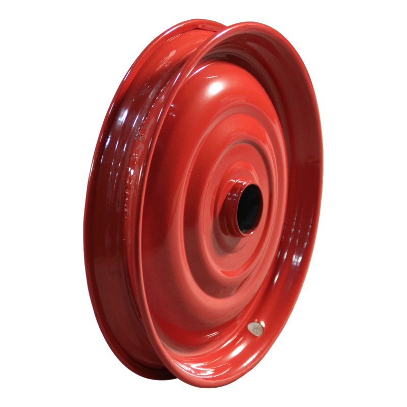 air tire + wheel 12 1/2 x 2 1/4 (2.25-8) 1.25x8 (12 1/5x 12 1/4) ET0 Ø30 steel C-51 red