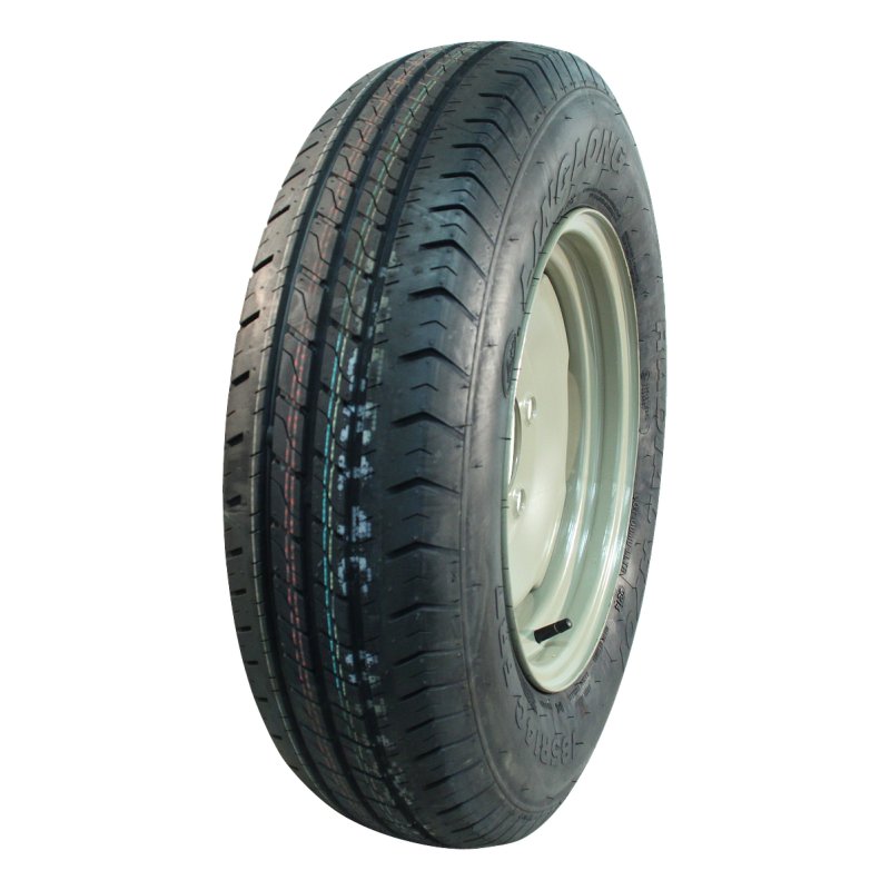 air tire + wheel 185 R14C 5Jx14H2 ET0 60/100/4 steel R701 M+S silver grey