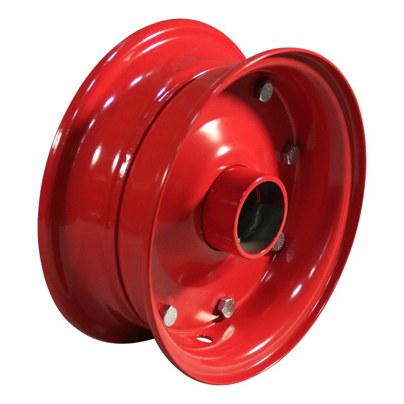 luchtband + wiel 5.00-8 3.00D-8 ET0 NL88mm staal S-7102 rood +