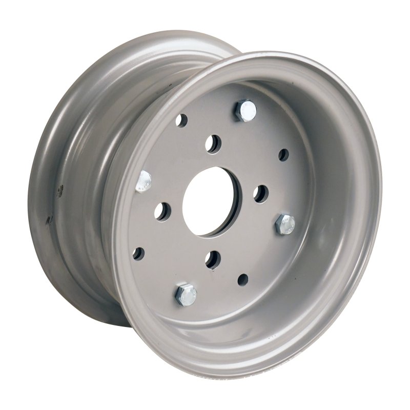 air tire + wheel 6.00-9 4.00E-9 ET0 60/100/4 steel V-2502 silver grey