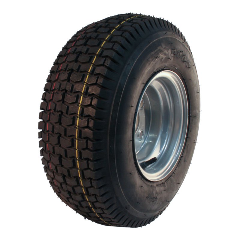 Komplettrad 18x6.50-8 5.50x8H2 ET-2 60/100/4 Stahl HF-224 Silbergrau