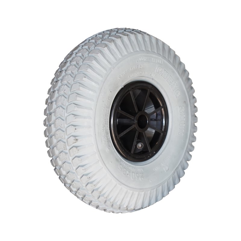 3.00-4 2.10x4 ET0 plain bore Ø20 NL75mm plastic C-248 black