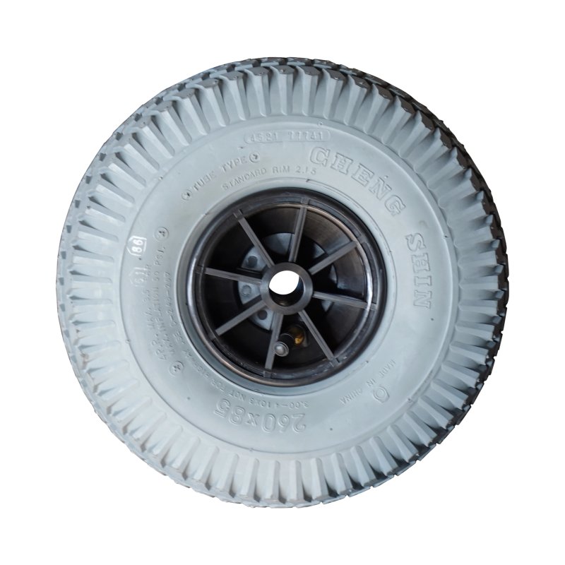 3.00-4 2.10x4 ET0 plain bore Ø20 NL75mm plastic C-248 black