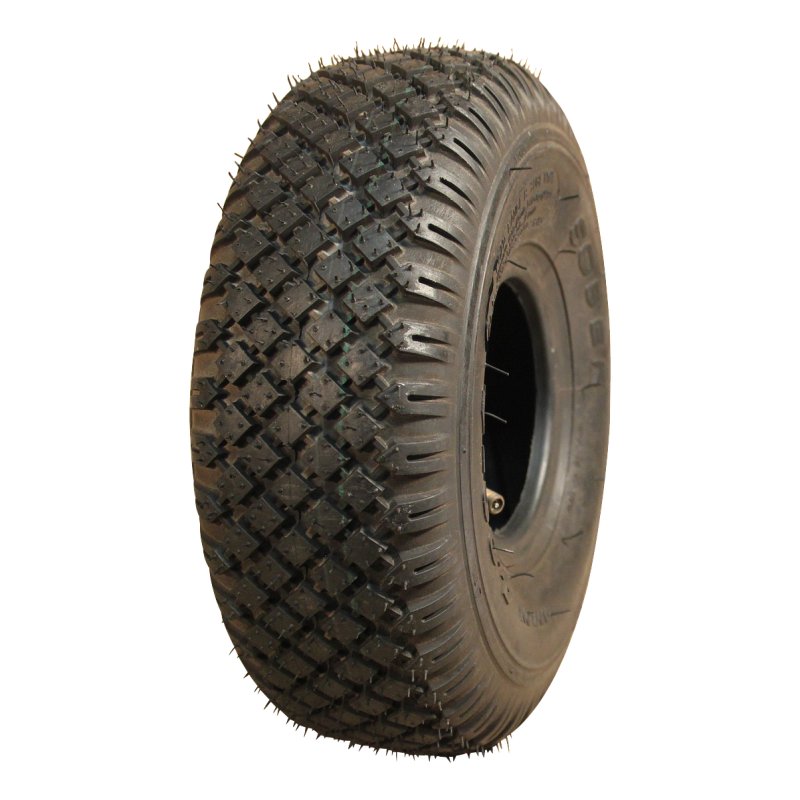 pneu + roue 4.00-4 2.10x4 ET0 NL75mm plastique S-2303 Rouge