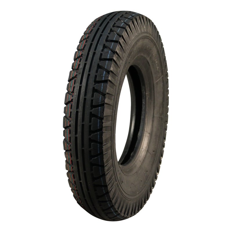 air tire + wheel 4.00-8 3.00D-8 ET0 60/100/4 steel V-40 red