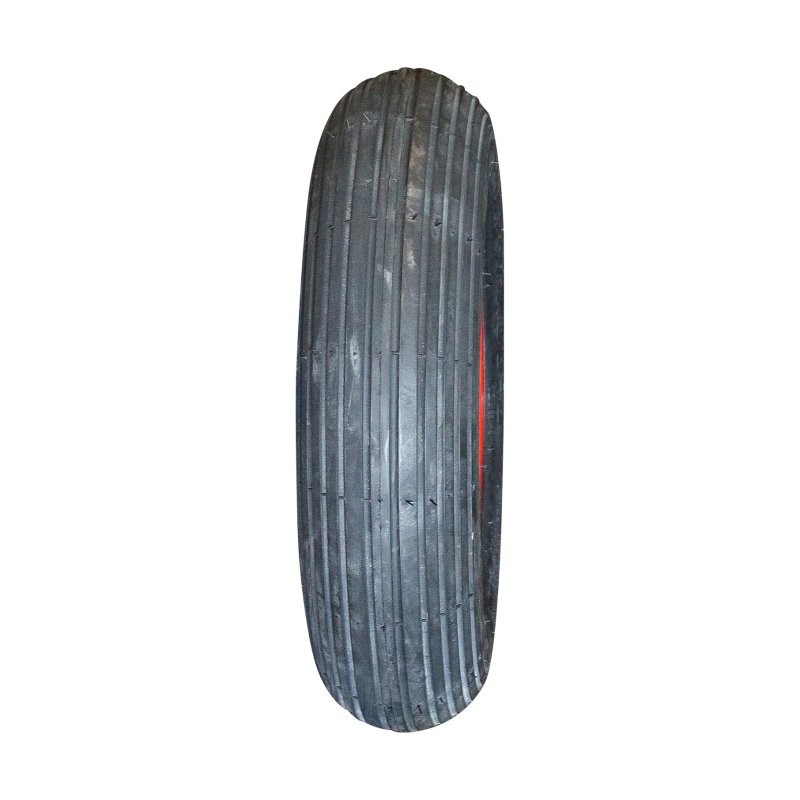 Komplettrad 4.80/4.00-8 2.50Ax8 ET0 NL75mm Kunststoff S-2202 Rot Rollenlager