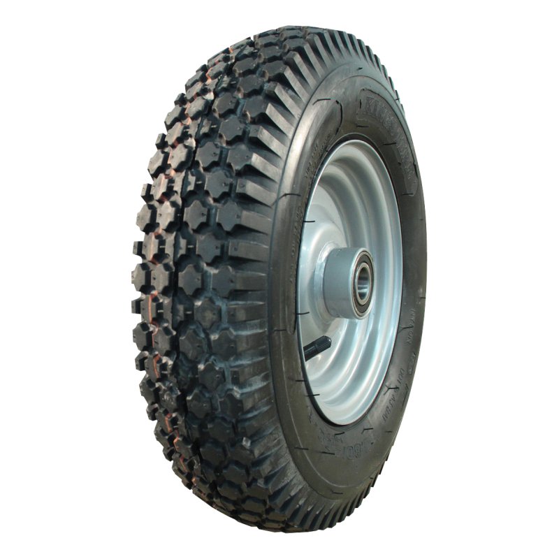 air tire + wheel 4.80/4.00-8 2.50Ax8H2 ET0 NL90mm steel S-2202 grey